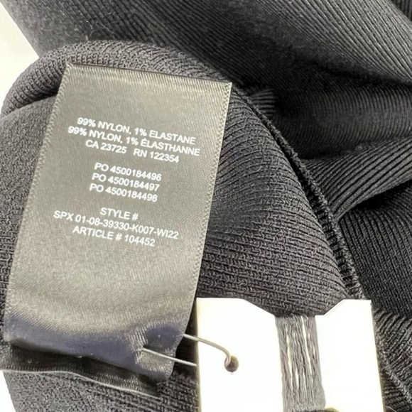 NEW Aritiza Ribbed Sculpt Knit Criss Cross Midi Dress Sz M - Picture 7 of 7